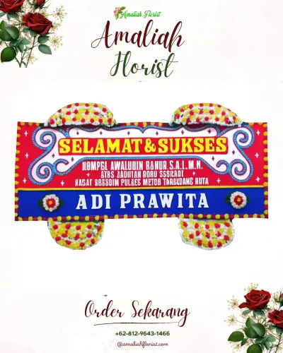 Karangan Bunga Ucapan Selamat di Salubattang